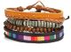 70s Bead Rainbow Bracelet