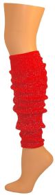 Red Sparkle Leg Warmers