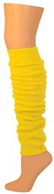 80's Lemon Yellow Leg Warmers
