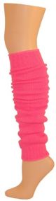 Neon Pink Deluxe Leg Warmers